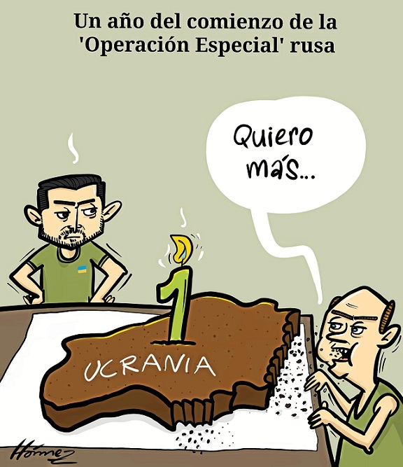 Caricatura 24 de febrero del 2023