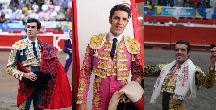 Tomás Rufo, Alejandro Talavante y Emilio de Justo. 