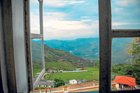 Foto | Melany Gallego Bedoya | LA PATRIA  Desde el segundo piso del Monumento se puede divisar el río Cauca, que viene de sur a norte, y el río Risaralda, que va de norte a sur. 