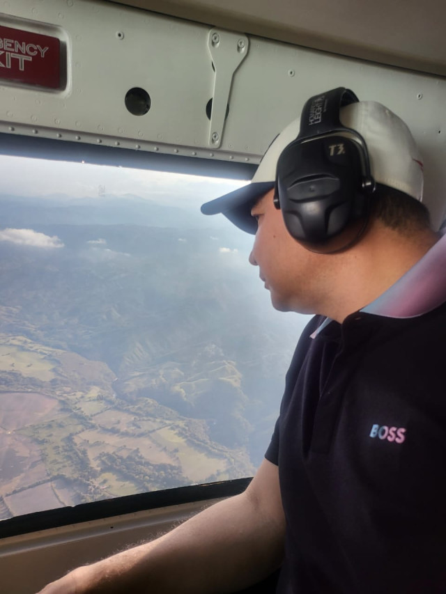 Sobrevuelo le podría generar líos Foto | Tomada de Twitter @AndresHurtadoL | LA PATRIA