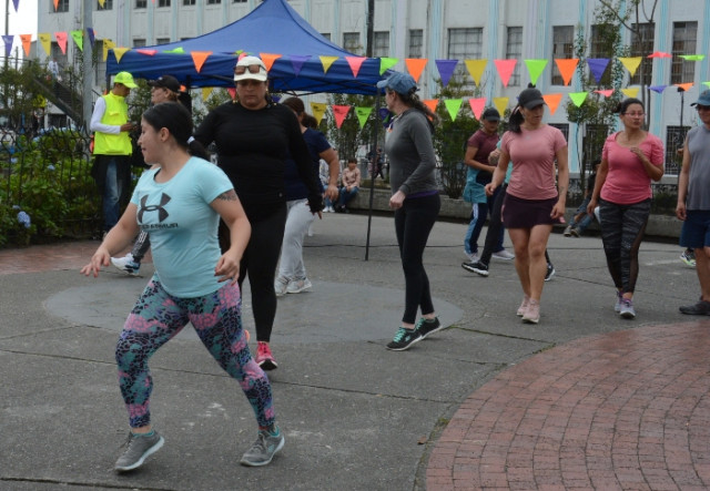 ​​​​​​​En el Parque Fundadores comienza la ciclovía. 