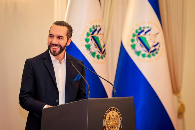 El presidente salvadoreño, Nayib Bukele