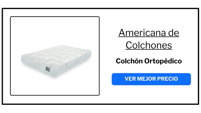 Colchón ortopédico Americana de Colchones