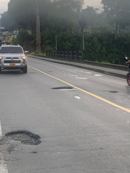 Fueron cinco los huecos identificados por DENUNCIE en la calle 48.