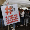 Foto | Darío Augusto Cardona | LA PATRIA  Ni la lluvia logró mover el plantón de los comerciantes de Chipre ayer. 