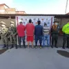 Los detenidos.