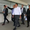 El ministro de las TIC, Mauricio Lizcano, recorrió ayer las instalaciones del Parque Tecnológico de Villamaría,