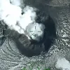 Vea las imágenes del sobrevuelo de la FAC al cráter Arenas del volcán Nevado del Ruiz