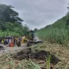 Habilitan paso en la vía Supía-El Palo, sector de Palmasola