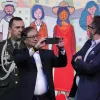 El presidente de Colombia, Gustavo Petro, ayer en la instalación del Comité Nacional de la Participación - instancia transitoria de la Mesa de Diálogos de Paz, en Bogotá.