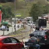 Registro de abril de las obras del intercambiador vial de Los Cedros en Manizales. 