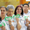 Las integrantes del colectivo Mujeres caminando por la verdad reclaman justicia para sus familiares.