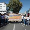 Las manifestantes se plantaron, de manera pacífica, sobre la Avenida Santander y en ambos carriles. Lo hicieron en frente de la sede principal del Instituto Colombiano de Bienestar Familiar (ICBF).