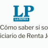 Logo de LA PATRIA. Debajo dice "¿Cómo saber si soy beneficiario de Renta Joven?"