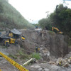 Así se ven los actuales avances de obra. Con una pantalla o muro se garantizará la estabilidad del terreno.