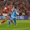 El gol de Daniel Torres para Santa Fe. James Aguirre no alcanzó a tomar la pelota y jugador rival la empujó. El Once Caldas perdió y cedió parte de las opciones de llegar a la final.