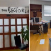 Encapuchados hicieron grafitis e invadieron oficinas en el Campus Palogrande de la Universidad Nacional sede Manizales.