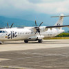 Avión de la aerolínea Clic en el aeropuerto La Nubia de Manizales.