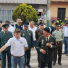 Veteranos de la Policía en Riosucio (Caldas), en jornada de apoyo a las Fuerzas Militares.