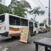 Denunciantes apuntan a que los buses se orillan en la calle 18 desde la carrera 11.