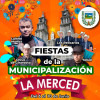 Este es el afiche oficial de las Fiestas de la Municipalización de La Merced en el 2024.