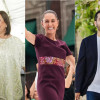 De izquierda a derecha: Xóchitl Gálvez, Claudia Sheinbaum y Jorge Álvarez Máynez