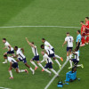 Celebración de Inglaterra tras ganarle en los penaltis a Suiza y clasificar a las semifinales de la Eurocopa.