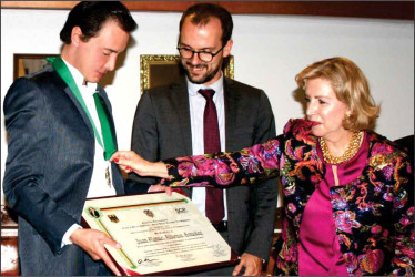 RECONOCIMIENTO - Juan Manuel Albornoz González  - embajador de paz IBN.