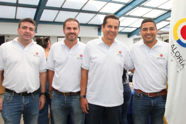 Osvaldo Gómez, Guillermo Valencia, Juan Manuel Rivera e Ignacio Pimiento.