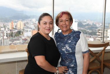 Ximena Cuéllar y Luz Marina Serna compartieron un almuerzo en el restaurante La Azotea 