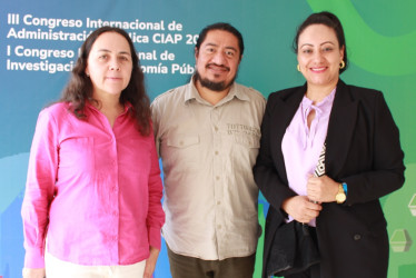 Claudia Bernal, Daniel Unigarro y Andrea Torres.