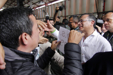 Foto | EFE | LA PATRIA  Gustavo Petro estuvo el pasado jueves en Cúcuta, en la frontera con Venezuela, donde anunció su intención de proponerle a Nicolás Maduro que el vecino país vuelva al Sistema Interamericano de Derechos Humanos.