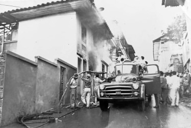 Desde sus inicios el Cuerpo de Bomberos ha servido a los ansermeños. 