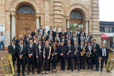 En La Ceja y en San Pedro de los Milagros (Antioquia) estuvo de correría la Banda Municipal de Música de Manizales.