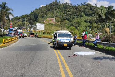 El accidente fue en el descenso desde la Plaza de Toros hacia La Uribe.