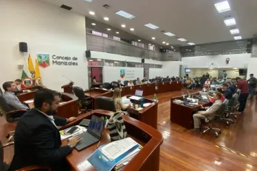 Foto de archivo del Concejo de Manizales, en donde se realizó el segundo debate para crear la Secretaría de Cultura y Civismo.