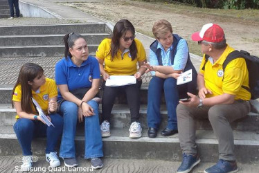 Los líderes del sindicato de trabajadores de Empocaldas presentaron una propuesta para el Plan de Desarrollo, ante la ministra del Trabajo, la caldense Gloria Inés Ramírez.