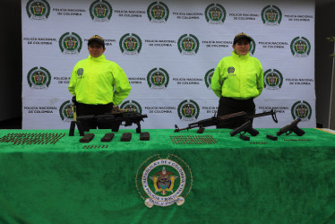 Las armas se habrían usado para cometer actos sicariales y para intimidar en el oriente caldense.