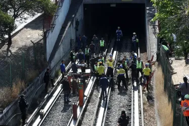 El accidente ocurrió en la línea 3 del metro.