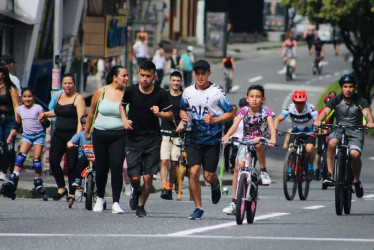 Ciclovía en Manizales