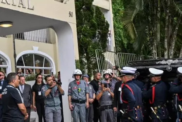 El '10' fue inhumado en el Memorial Necrópolis Ecuménica de Santos, un cementerio vertical considerado el más alto del mundo.