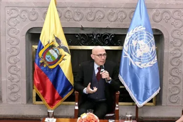 Volker Turk estuvo previamente en Ecuador. 