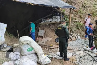 Capturan en Anserma a un hombre por explotación ilícita de yacimientos mineros