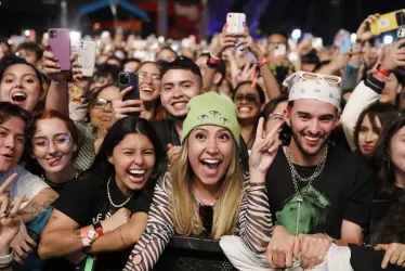 Asistentes de la última noche del festival Estéreo Picnic 2023.