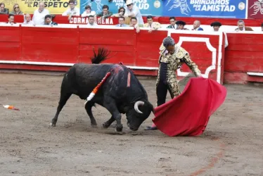 Luis Bolívar en la Plaza de Toros de Manizales en enero. 