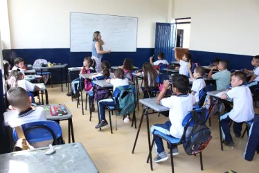 Este es el colegio Crisanto Luque, del corregimiento de Samaria (Filadelfia).