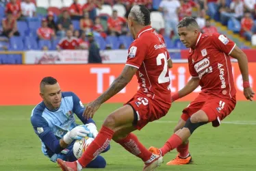 Éder Chaux, con sus actuaciones, fue elegido figura del partido entre América y Once Caldas. 