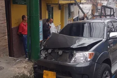 Este es el accidente de tránsito de este martes en Villamaría. 