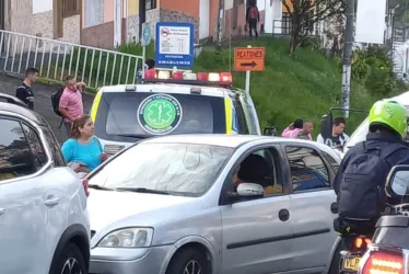 En este punto se presentó el accidente de tránsito en Peralonso. 