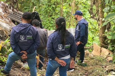 La UPV realiza controles en zonas boscosas del sector. Los cambuches que encuentran, se destruyen.